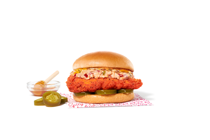when does the honey pepper pimento chicken sandwich come out